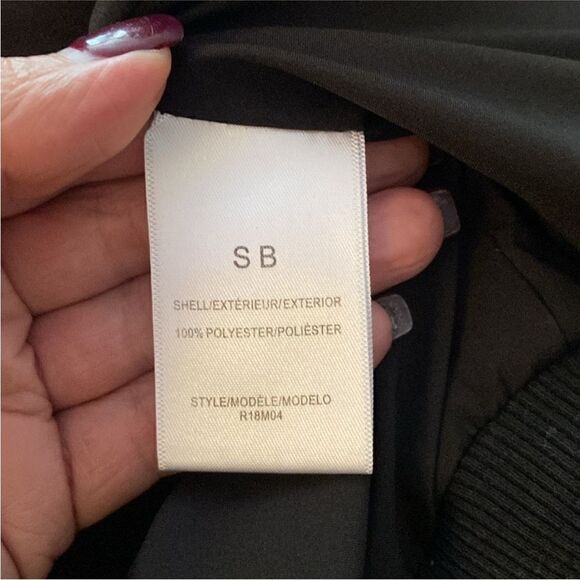 Sachin + Babi Black and Silver Sequin Bomber Jacket - Picture 9 of 9